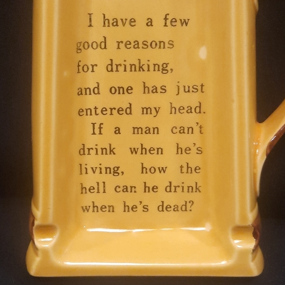 Vintage Ceramic Beer Stein Ashtray ~ Japan - Picture 2 of 7